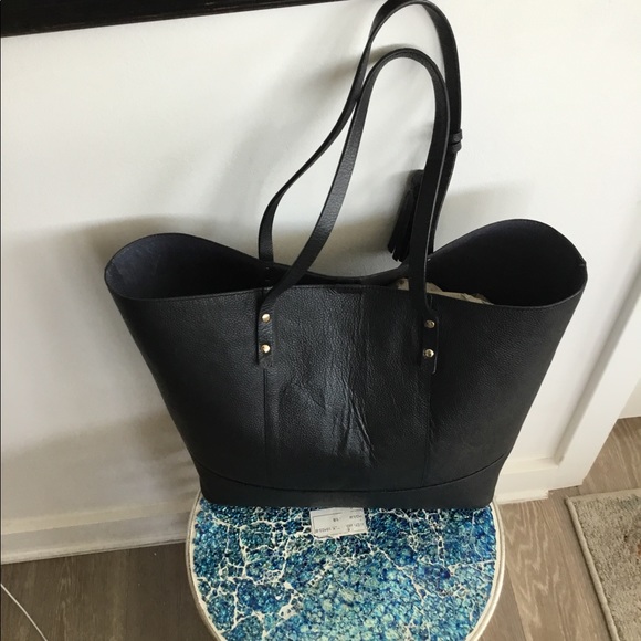 Cole Haan Patent Leather Black Bag. Used $60 - Picture 3 of 6